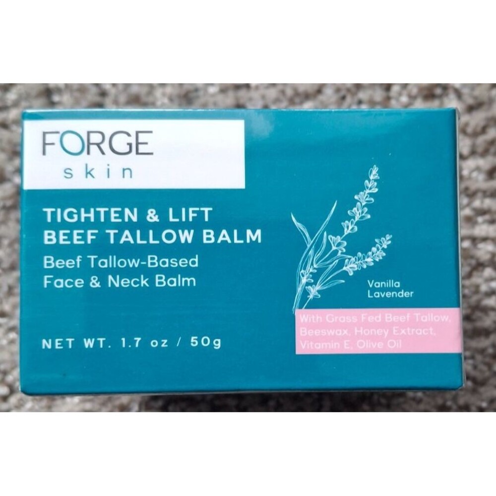Forge Skin Tighten & Lift Beef Tallow Balm Face Neck Balm 1.7 Oz New